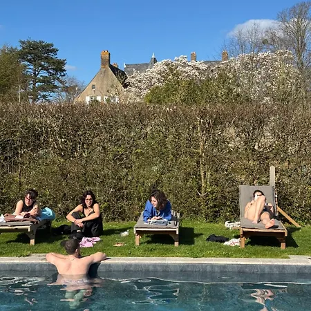 Maison De Avec Piscine Chauffee, Jacuzzi Et Jardin Prive - Proche Circuit Des 24h Du Mans ヴィラ Saint-Christophe-en-Champagne