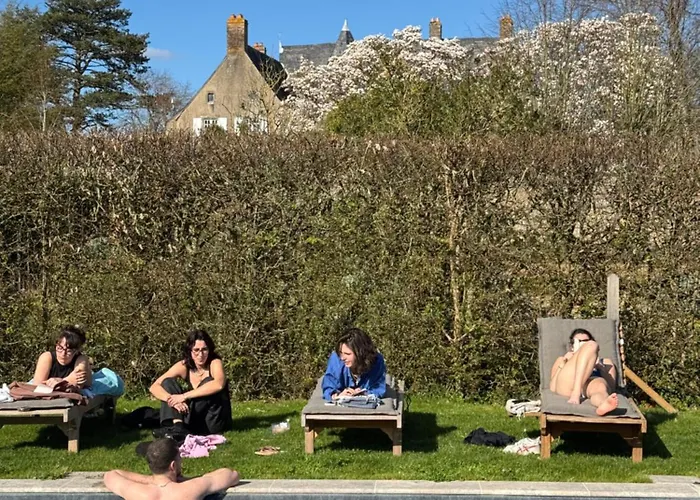 Maison De Avec Piscine Chauffee, Jacuzzi Et Jardin Prive - Proche Circuit Des 24h Du Mans Βίλα Saint-Christophe-en-Champagne