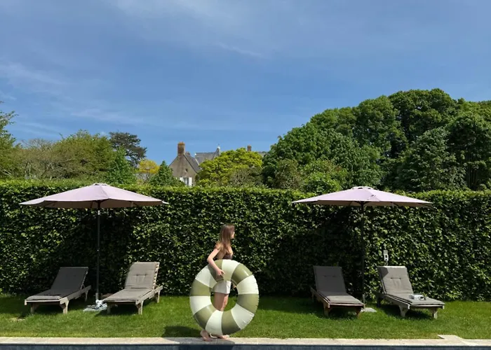 Βίλα Maison De Avec Piscine Chauffee, Jacuzzi Et Jardin Prive - Proche Circuit Des 24h Du Mans Saint-Christophe-en-Champagne
